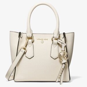 Michael Kors Cream Leather Tote Bag